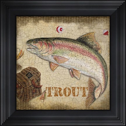 Framed Trout Print