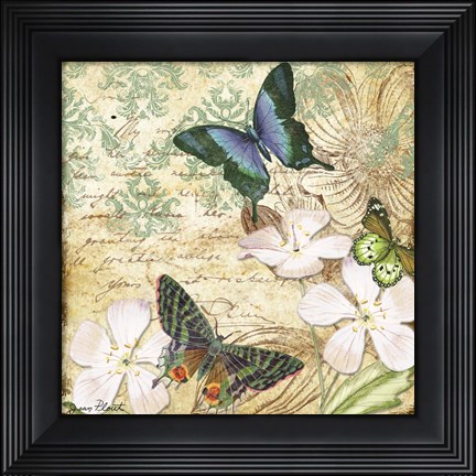 Framed Inspirational Butterflies - A Print