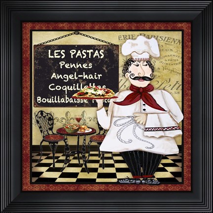 Framed Bistro Chef - C Print