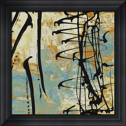 Framed Abstract Whirlwind Print