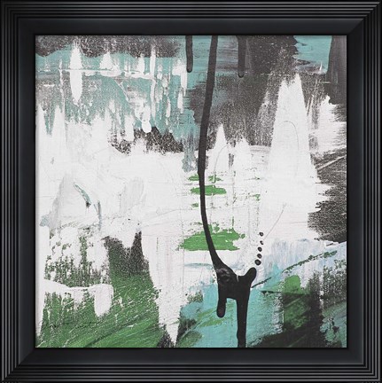 Framed Moody Blues Abstract C Print