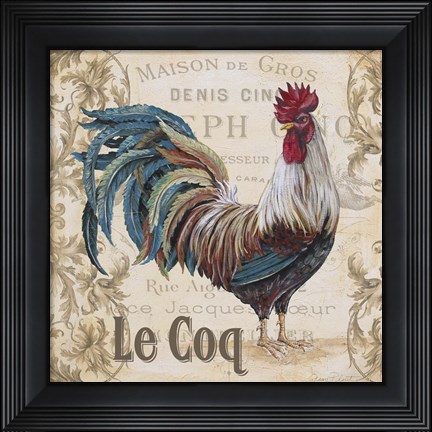 Framed Le Coq 2 Print