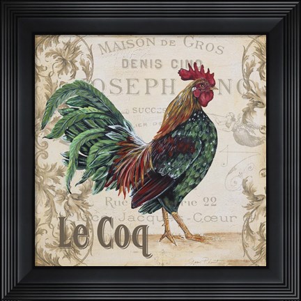 Framed Le Coq 4 Print