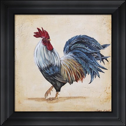 Framed Rooster - B Print