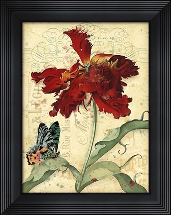 Framed French Florals 1 Print