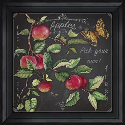 Framed Apples Print