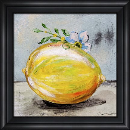 Framed Abstract Kitchen Fruit 1 Print