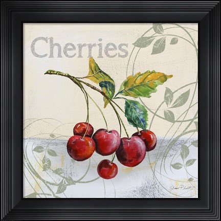 Framed Tutti Fruiti Cherries Print