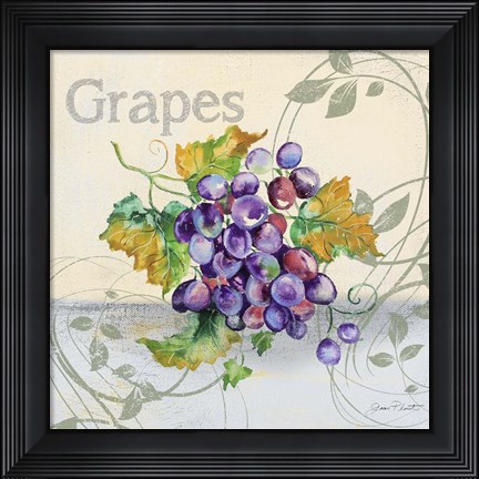 Framed Tutti Fruiti Grapes Print