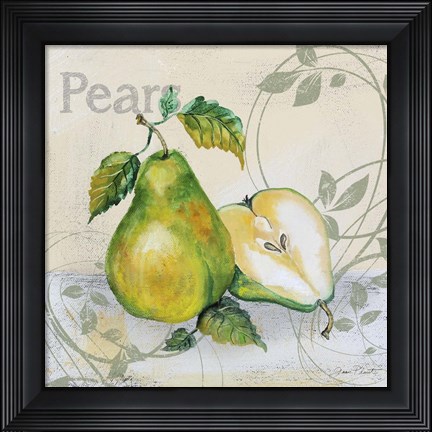Framed Tutti Fruiti Pear Print