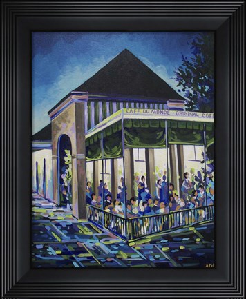 Framed Cafe Du Monde Print