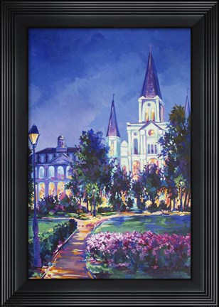 Framed St Louis Cathedral Print