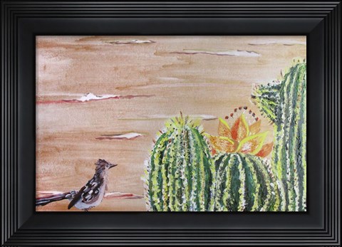 Framed Roadrunner Print