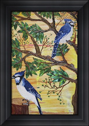 Framed Monica&#39;s Jays Print