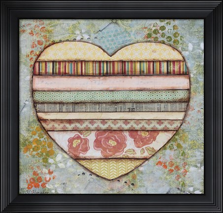 Framed All my Heart Print