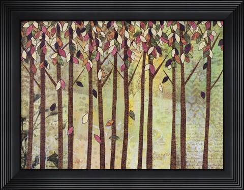 Framed Fall Trees Print