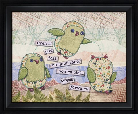 Framed Falling Forward Print