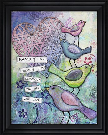Framed Family Backers Print