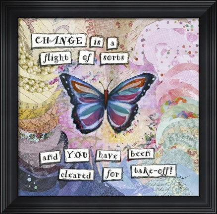 Framed Flight of Fancy Print