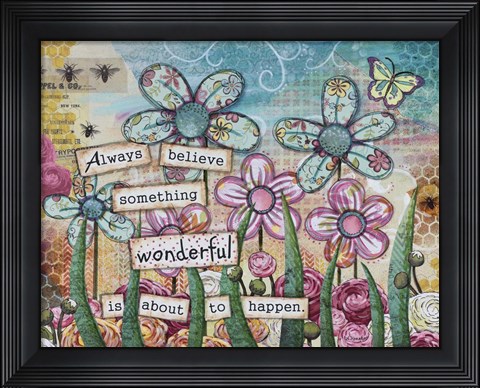 Framed Flower Power Print