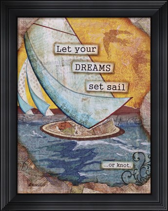 Framed For Sail Print