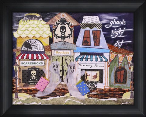 Framed Ghouls Night Out Print