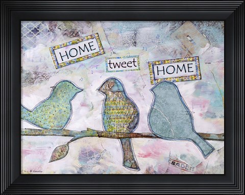 Framed Home Tweet Home Print