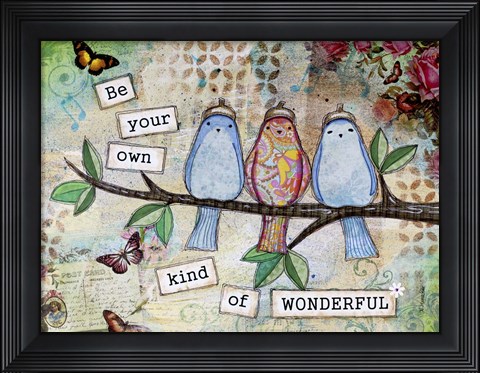 Framed Kind of Wonderful Print