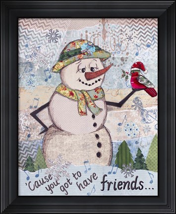 Framed Lettie Snow Print