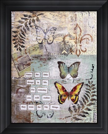 Framed Little Things Print