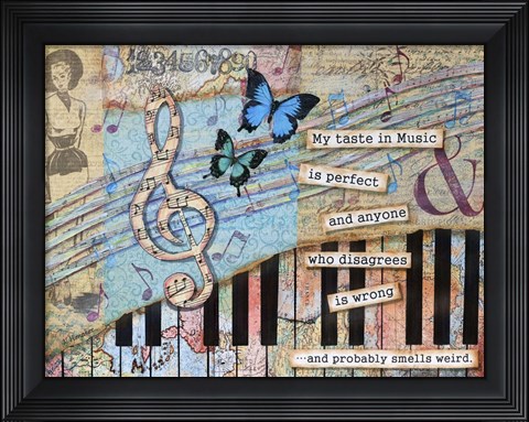 Framed Musical Perfection Print