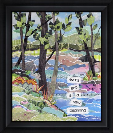 Framed Waters End Print