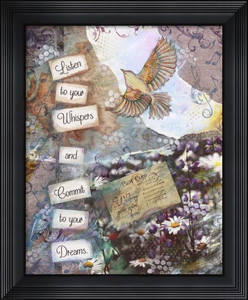Framed Whispering Dreams Print
