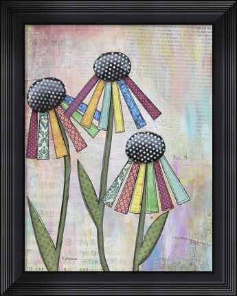 Framed Wild Daisies Print