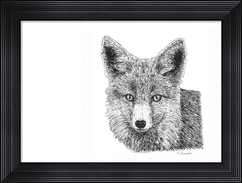 Framed Fox Print