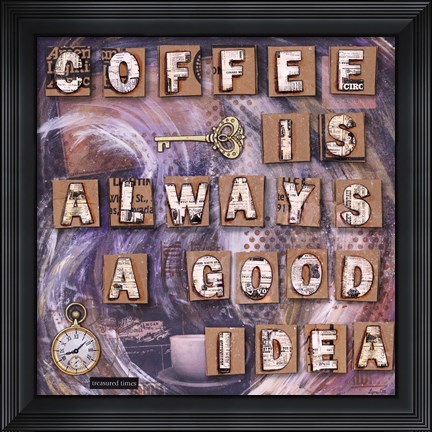 Framed Coffee Time Print