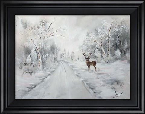 Framed Winters Drive Print