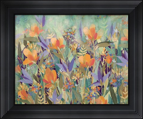 Framed Summer Garden Print