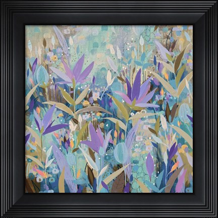 Framed Purple Garden Print