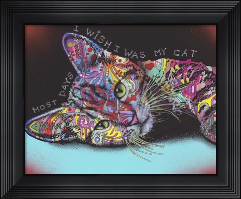 Framed Most Days Print