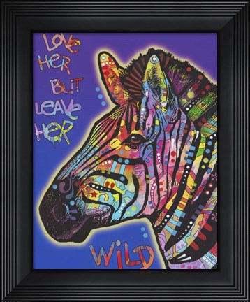 Framed Leave Her Wild Print