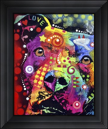 Framed Thoughtful Pit Classic Print