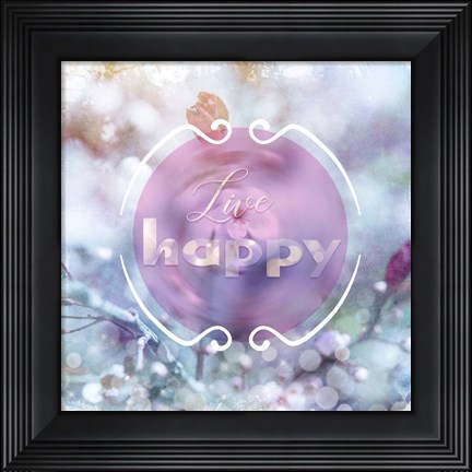 Framed Cherry Blu Sign 1 Print