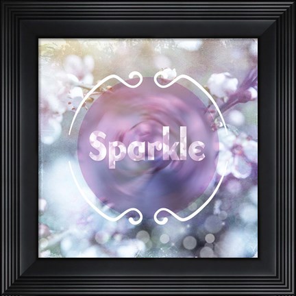 Framed Cherry Blu Sign 3 Print