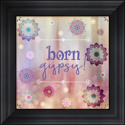 Framed Gypsy Cherry Sign 3 Print