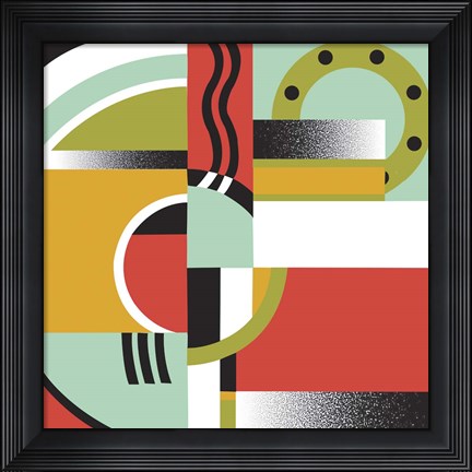 Framed Bauhaus 3 Print