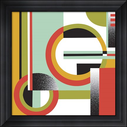 Framed Bauhaus 4 Print