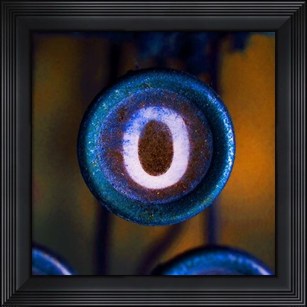 Framed Letter O of Typewriter &#39;LOVE&#39; Print