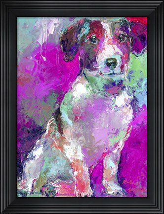 Framed Art Russell Terrier Print