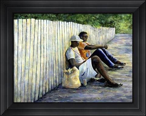 Framed Lunch Break Print